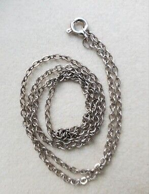 Sterling Silver Cable Link Chain Necklace - 3.67g
